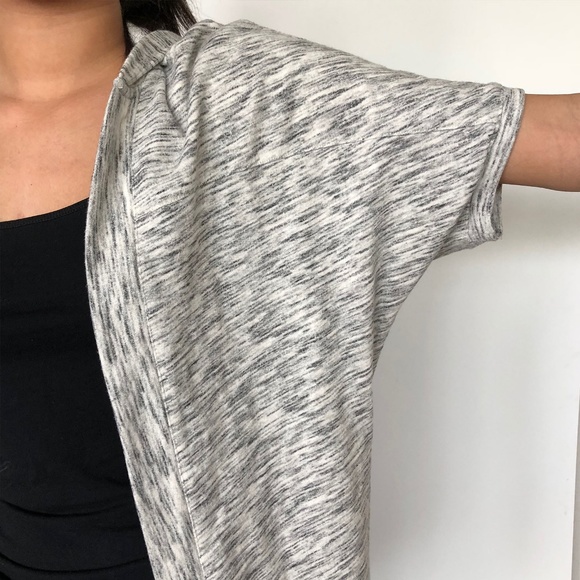 MUDD - Marled Elbow Sleeve Knit Cardigan - Picture 3 of 3